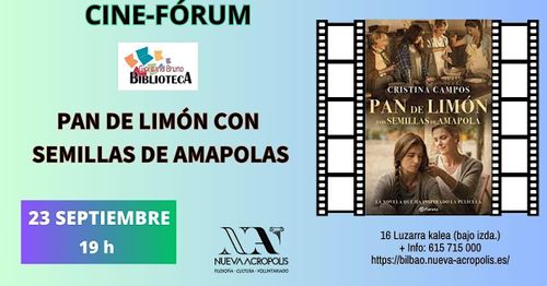 CINE FORUM: Pan de limón con semillas de Amapolas