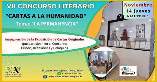 Inauguración de  la Exposición de Concurso de Cartas a la humanidad