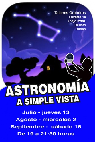 Taller gratuito de ASTRONOMÍA