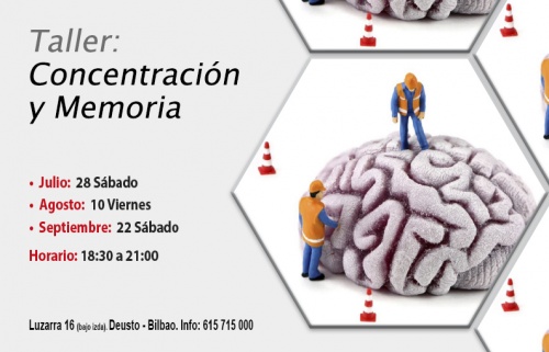 Taller gratuito: Concentración y memoria