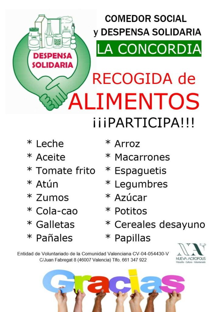 recogida de alimentos